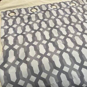 Light Blocking Grommet Curtain by Drift Away Geometric 1 Panel 52X63